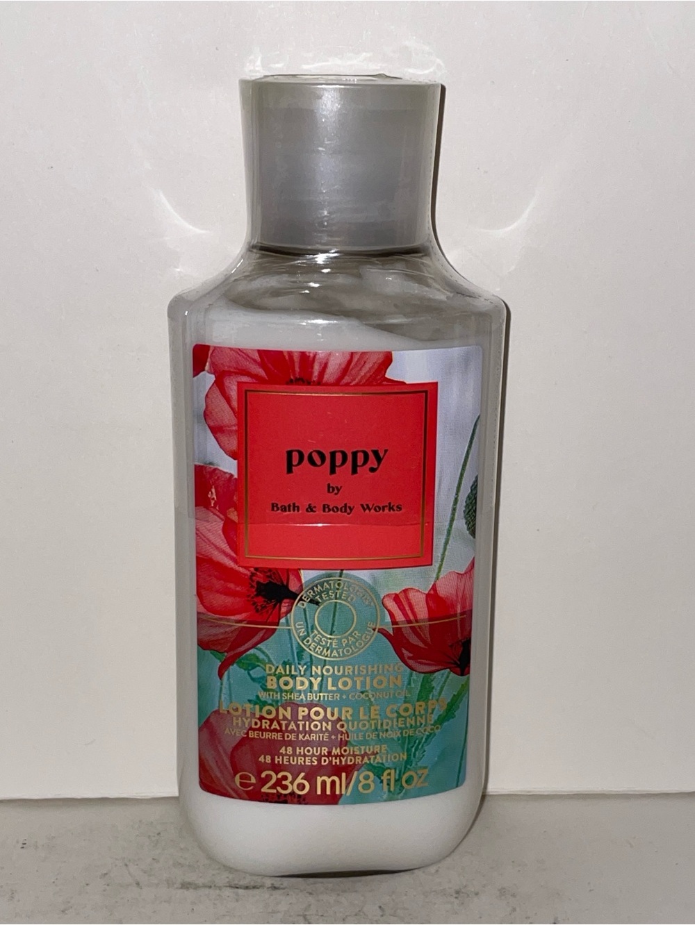 Bath & Body Works Poppy Body Lotion 8oz Discontinued Sealed New